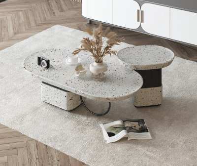 现代茶几3D模型下载